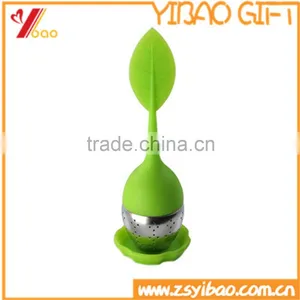 Silicone Tea Infuser With Leaf thumbnail-3