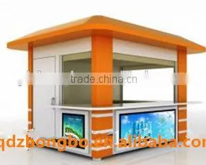 China ISO Low Cost High Quality and Beautiful Kiosk With Sandwich Panel thumbnail-3