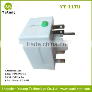Home Or Travel Portable USB Travel Charger White thumbnail-1