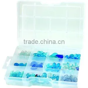 Jewelry Plastic Bead Box 11 Grid Organizer Box With Different Sizes thumbnail-1