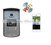 2015 Newest WIFI Video Door Phone Night Vision Wireless Doorbell With FIR Detection Remote by Smart Phone thumbnail-1