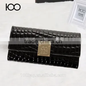 Long Style Clutch Crocodile Wallet for Girls Factory in Guangzhou thumbnail-1