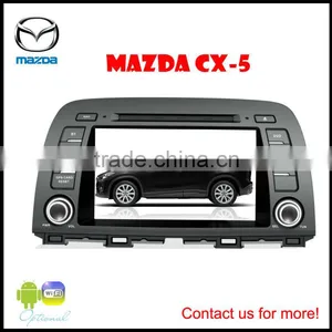 Car DVD GPS Player for Mazda CX-5, 7 Inch PIP/12 Languages USB/SD/BT/IPOD/AV-in/AUX/ Back View/car Logo/wallpaper thumbnail-1