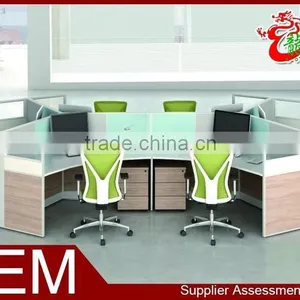 2015 Modern Design Aluminium Workstation Office Screen Low Partition Cubicle M1571 thumbnail-1