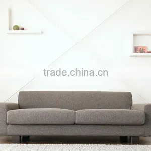 Simple Design Fabric Scatter Back Three Seat Sofa Quality Choice thumbnail-5