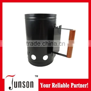 BBQ Charcoal Bareel/Electrophoretic Coating Barbecue Charcoal Starter/Coal Bucket thumbnail-1