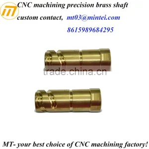 CNC Machining Thread Rod Brass Shaft thumbnail-1