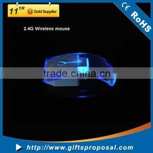 2.4G Wireless Laptop Mouse Silent Gamer Transparent LED Ultra-thin 1000DPI Glow Gaming Mouse Mice for Notebook Desktop Computer thumbnail-2