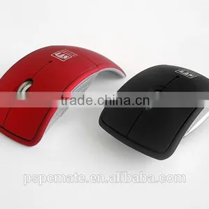 USB Folding Arc Wireless Optical Mouse Mice 10M For PC Notebook MAC thumbnail-4