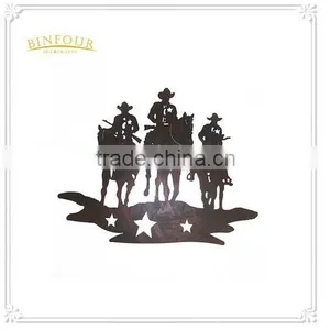New Design American Cowboys Metal Wall Art Decor/metal Wall Decor thumbnail-1