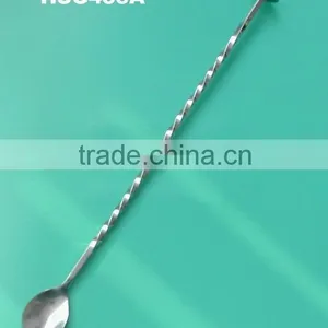 Stainless Steel Cocktail Spoon/ Bar Spoon/mixing Spoon/drink Spoon thumbnail-1