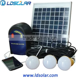 Low Price Portable Mini Solar Home Lighting System With Leds & Mobile Charger &USB Port Quality Choice Supp thumbnail-1