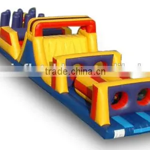 50ft Long Cheap Kids Obstacle Course Inflatable Equipment for Fun thumbnail-2