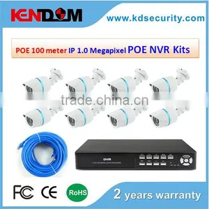 POE 100meter 8CH POE CCTV Wireless Kit H.264 NVR HD 720P Camera IP New Products for 2015 thumbnail-1