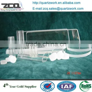High Temperature Quartz Glass Tube Uvc Quartz Glass Tube thumbnail-1
