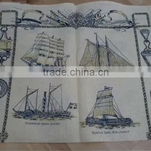 2015 New Fashion Cotton /linen Tea Towels for Home Decoration ,cheap Promotional Gift in High Quality London Street-34 thumbnail-2