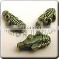 Ceramic Small Animal Shape Bead - Cute Little Crocodile thumbnail-1