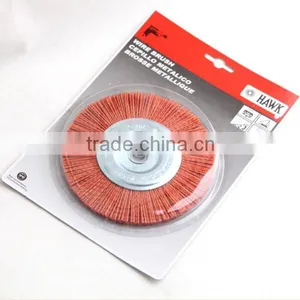 Nylon Wire Wheel Brushes Packed on Display Cards, Diameter 150mm or 6" thumbnail-1