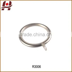 R3006-metal Iron Zinc Alloy Square Round Window Curtain Rod Pole Pipe Rings Clips thumbnail-1