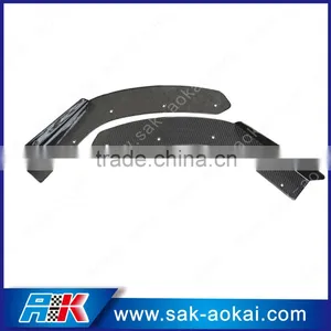 Real Carbon Fiber Universal Using Front Bumper Canard thumbnail-2