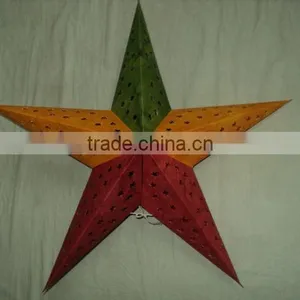 Batik Paper Stars Lanterns Indian New Rastafari thumbnail-1