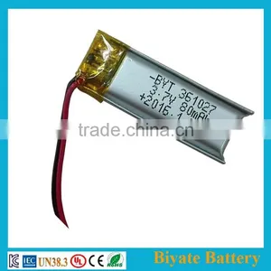 Square 303030 Rechargeable Battery 3.7v 250ma Cell to Wireless Meter Reading thumbnail-4