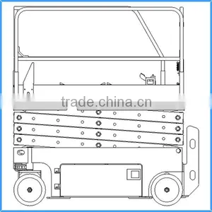 SINOBOOM 6M Scissor Lift Table Self Propelled Scissor Lift/hydraulic Scissor Lifts thumbnail-2