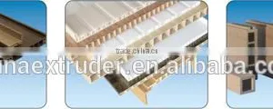 Pvc Wpc Lesco Ecological Wood Plastic Ceiling Floor Production Line thumbnail-3