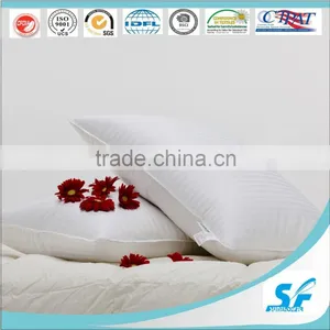 100%white Duck Down Pillow Hotel Bed Neck Pillow thumbnail-1