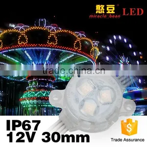 Ferris Wheel Single Color 30mm 12v Ip67 Led Decoration Light For Advertising thumbnail-2