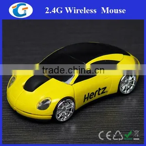 Wireless Custom Logo 2.4Ghz Racing Car Mouse thumbnail-2