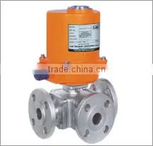 Electrical Actuator Operated 3-4 Way Ball Valve-EL-G-SUZ-403-F-100 thumbnail-1