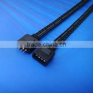 24V 4 Pin 2.54 Pitch LED Male / Male Adapter Flexible Connector for Use RGB LED Strips thumbnail-3