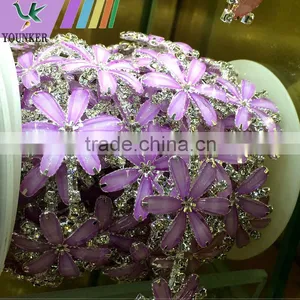 Bling Bling Fashion Latest Fancy Rhinestone Cup Chian For Garments,bags,shoes Decorations YSC25 thumbnail-5