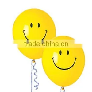 Wholesale 12inch Yellow Smile Face Balloon Latex Balloon for Party Decoration thumbnail-4