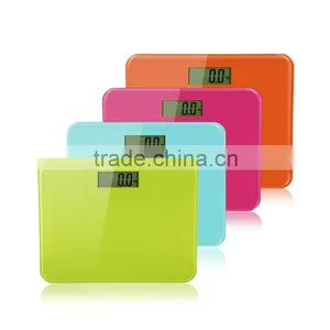 High Precision Korea Hot Sell Digital Bathroom Scale Model With Candy Color Glass Platform for Human Body Weighing Scale thumbnail-1