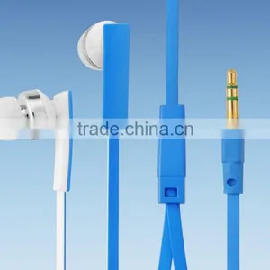 Super Bass Flat Cable Earphone for Gionee, Glowing Earphones for Mobile Phone thumbnail-1