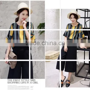 2017brand New Thailand Style Short Sleeve Lady Top thumbnail-1