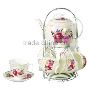 13PCS Decal Tea Set thumbnail-3