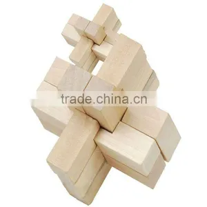 14.5*8*2cm Top Quality Wooden IQ Blocks Puzzle With Promotions thumbnail-1