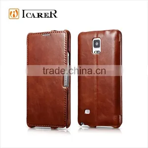 for Galaxy Note 4 Cell Phone Leather Case thumbnail-1