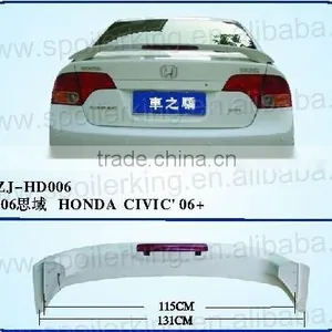ABS REAR SPOILER FOR CIVIC 06' thumbnail-1