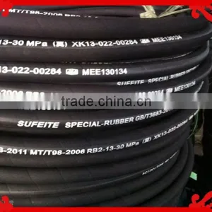 High Pressure Oil Resistant Wire Braid Hydraulic Hose Made in Cost Price With 300Psi for Petroleum thumbnail-2