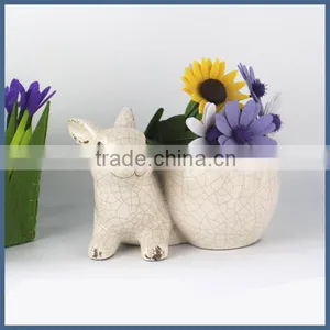 Home & Garden Home Decor Ceramic Rabbit Figurines thumbnail-1