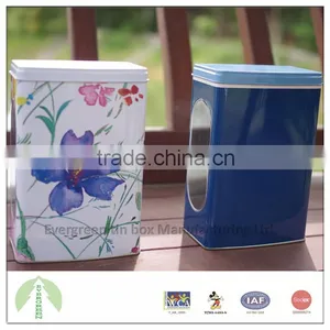PVC Window Packaging Cans 12.35*8.00*18.65 cm Round Head Rectangle thumbnail-1
