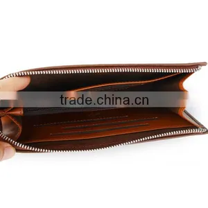 Custom Made Fiber Men Wallet Gunuine Leather thumbnail-3