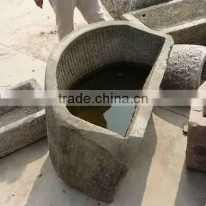 Antique Harf -round Trough thumbnail-1