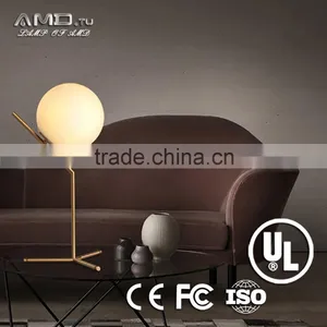 Modern Table Lamp White Lampshade Gold Lamp Base Residential Lighting thumbnail-4