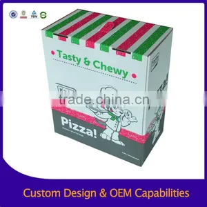 Handmade Custom White Pizza Box Food Grade thumbnail-1