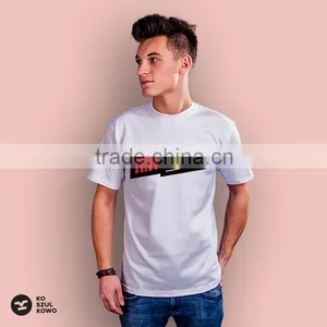 2016 Men T-shirt Male Design Tee Printed Logo Slogan Screenprint Transfer DTG OEM Service thumbnail-1